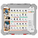BOSCH (Evrensel Uyumlu Aksesuar) RBS030MBS 30 parça Karbür Uçlu Ahşap Freze Ucu Seti