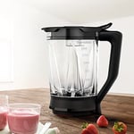 Bosch Hausgeräte Bosch MUZ9MX2 MUM9 cam mikser başlığı, ThermoSafe, 2,3 litre, şeffaf/siyah