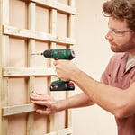 Bosch Home and Garden 06039D8005 EasyDrill 18V-40 akülü tornavida (2 akü 2,0 Ah, 18 Volt sistem, çantada)