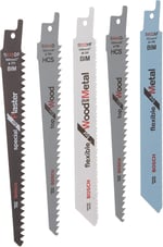 Bosch Home and Garden Akülü Panter Testere Keo için 5 Parça Panter Testere Bıçağı Seti, Yeşil