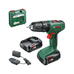 Bosch Home and Garden Easyimpact 18V-40 Akülü Darbeli Matkap (2 2.0 Ah Pil, 18 Volt Sistem, Kasa içinde)