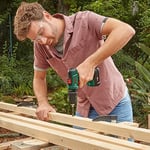 Bosch Home and Garden Easyimpact 18V-40 Akülü Darbeli Matkap (2 2.0 Ah Pil, 18 Volt Sistem, Kasa içinde)