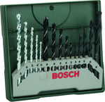 Bosch Home and Garden X/Line Mini 15 Parça Matkap Ucu Seti, Yeşil