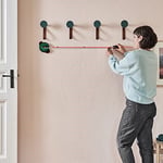 Bosch Home & Garden Atino Çizgi Lazeri (2,2 m Çalışma Alanı, +- 0,3° Hassasiyet, 1 x AA Pil, 1 x Jel Pedi, Jel Pedi Koruma Kapağı, 2 x İğneli İğne Pedi, Karton Kutu)
