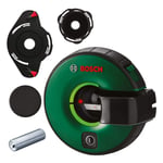 Bosch Home & Garden Atino Çizgi Lazeri (2,2 m Çalışma Alanı, +- 0,3° Hassasiyet, 1 x AA Pil, 1 x Jel Pedi, Jel Pedi Koruma Kapağı, 2 x İğneli İğne Pedi, Karton Kutu)