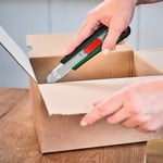 Bosch Kırma bıçağı 18 mm, 10 adet (maket bıçağı/maket bıçağı için yedek bıçaklar; yüksek kaliteli SK5 çelik; bıçak boyutu 18 mm; 7 kırma parça; saklama kutusu)