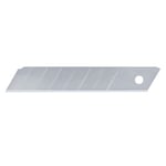 Bosch Kırma bıçağı 18 mm, 10 adet (maket bıçağı/maket bıçağı için yedek bıçaklar; yüksek kaliteli SK5 çelik; bıçak boyutu 18 mm; 7 kırma parça; saklama kutusu)