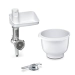 Bosch MUZ5BS1 Lifestyle set Bakingsensation Spritzgebaeckvorsatz, karıştırma kabı, kıyma makinesi, beyaz
