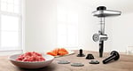 Bosch MUZ9HA1 Lifestyle set Hunting Adventure, kıyma makinesi, Wurststopfer, Kebbevorsatz, Lochscheiben 3,5 – 8 mm mutfak için optimum