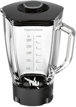 Bosch MUZ9MX1 Thermosafe Glasmixer paslanmaz çelik bıçak Yemek işleyici için optimum