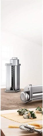 Bosch MUZ9PP1 makarna rulosu, kendi yaptığınız lazanya, makarna plakaları ve tagliatelle için, adaptörlü, 8 serisi mutfak robotu için uygun