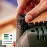 Bosch POF1400 Ace Freze Makinesi, 1400W, Çanta İçinde, Yeşil