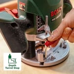 Bosch POF1400 Ace Freze Makinesi, 1400W, Çanta İçinde, Yeşil