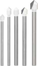 Bosch Pro Cyl-9 Fayans Matkabı Seti, 5 Parça, Seramik, Gri - Bedenler: 8mm, 10mm