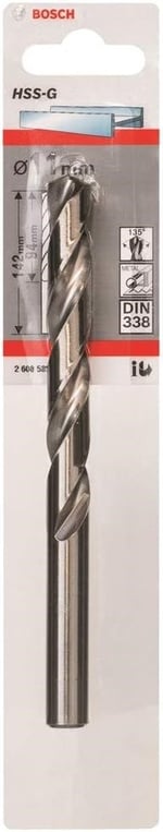 Bosch Pro metal matkap HSS-G parlatılmış (Ø 11 mm) - Seçenekler: 1.5X40mm, Ø 2,5 mm, 3,2 mm, Ø 4,5 mm, Ø 6 mm, Ø 7,8 mm...