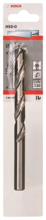 Bosch Pro metal matkap HSS-G parlatılmış (Ø 11 mm) - Seçenekler: 1.5X40mm, Ø 2,5 mm, 3,2 mm, Ø 4,5 mm, Ø 6 mm, Ø 7,8 mm...