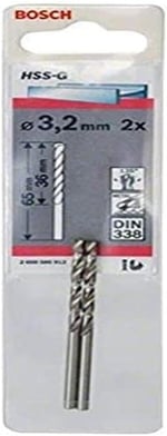 Bosch Pro metal matkap HSS-G parlatılmış, 2608585912, 0 watts, 0 volts - Seçenekler: 1.5X40mm, Ø 2,5 mm, 3,2 mm, Ø 4,5 mm, Ø 6 mm, Ø 7,8 mm...