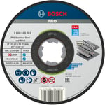 Bosch Professional 10 Adet Düz Kesme Diski Standart (Inox, X-Lock İçin, Delik Çapı: 22,23 Mm, Kalınlık: 1 Mm), 2608619267