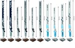Bosch Professional 10 parçalı dekupaj testere bıçağı seti Basic for Wood and Metal (ahşap ve metal için, dekupaj testeresi aksesuar