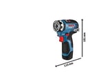 Bosch Professional 12 V Sistem Akülü Matkap GSR 12V-35 FC - FlexiClick Sistemi (2 x 3.0 Ah Akü Dahil, Hızlı Şarj Cihazı GAL 12V-40, 4 x Başlık, L-BOXX)