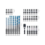 Bosch Professional 35 parça MultiConstruction matkap ve Impact Control tornavida ucu seti (Pick and Click, HEX-9, matkap, darbeli ve darbeli matkap aksesuarı)