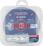 Bosch Professional 5 parça X-LOCK Kesme Diski Taşlama Diski Seti (Paslanmaz Çelik, Metal, Çap 125 mm, Açılı Taşlama Makinesi Aksesuarı)