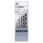 Bosch Professional 5 parçalı PointTeQ altıgen matkap seti (metal için, Ø: 2-6 mm, çalışma uzunluğu: 24-57 mm, toplam uzunluk: 60 - Seçenekler: Ø 2-6 mm, Ø 2 mm, Ø 2-8 mm, Ø 2,5 mm, Ø 3 mm, Ø 3,3 mm...