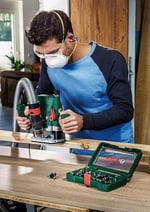 Bosch Professional Accessories 15 parça Freze Seti (Ahşap, frezeler için 8 mm şaftlı aksesuar)