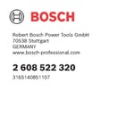 Bosch Professional Accessories 2608522320 Hızlı Kilit Uç Tutucu (Darbe Kontrolü, 1/4 İnç Altıgen Şaft, Maymuncuk Ve Tıklama)