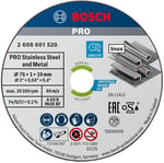 Bosch Professional Accessories 5 adet kesme diski (Inox uzmanı, 10 mm yuvalı açılı taşlama makinesi için aksesuar)