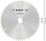 Bosch Professional Accessories Daire Testere Bıçağı, Gri, 254x30x2.0 mm, 60, 1 Adet - Bedenler: 18,4 cm, 19 cm, 21 cm, 21,6 cm, 23 cm, 25,4 cm, Ø 160 mm...