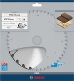Bosch Professional Accessories Daire Testere Bıçağı, Gri, 210x30x2.8 mm, 24, 1 Adet