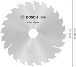 Bosch Professional Accessories Daire Testere Bıçağı, Gri, 210x30x2.8 mm, 24, 1 Adet