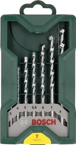 Bosch Professional Accessories Dıy 7 Parça. Mini-x-Line Taş Matkap-Seti