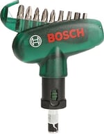 Bosch Professional Accessories Diy Circirli Tornavida Ve 9 Vidalama Ucu, Gri