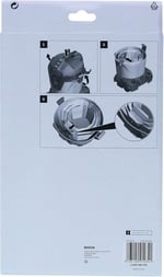 Bosch Professional Accessories Toz Torbası, Gri, 5 Adet