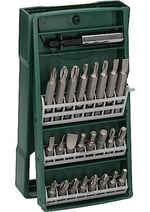 Bosch Professional Accessories X/Line Mini 25 Parça Vidalama Seti, Plastik Kutu, Yeşil