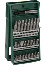 Bosch Professional Accessories X/Line Mini 25 Parça Vidalama Seti, Plastik Kutu, Yeşil