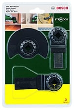 Bosch Professional Diy Çok Işlevli Aletler için 3'Lü Promo Ahşap Seti, Siyah
