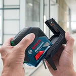 Bosch Professional GCL 2-15 G Çizgi Lazer (15 m Çalışma Alanı, 3 x AA Pil, IP 54 Toza Karşı Koruma Sistemi, Yeşil Lazer, RM1 Tutucu, Takım Çantası)
