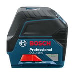 Bosch Professional GCL 2-15 G Çizgi Lazer (15 m Çalışma Alanı, 3 x AA Pil, IP 54 Toza Karşı Koruma Sistemi, Yeşil Lazer, RM1 Tutucu, Takım Çantası)