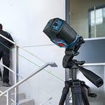 Bosch Professional GCL 2-15 G Çizgi Lazer (15 m Çalışma Alanı, 3 x AA Pil, IP 54 Toza Karşı Koruma Sistemi, Yeşil Lazer, RM1 Tutucu, Takım Çantası)