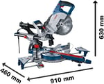 Bosch Professional GCM 8 SJL Gönye Kesme Makinesi (1.600 W, Kesme Kapasitesi: 70x312 mm, Bıçak çapı: 216 mm, Göbek çapı: 30 mm)