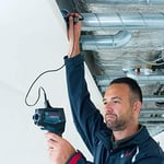 Bosch Professional GIS 1000 C Kızılötesi Sıcaklık Ölçer (Sıcaklık Aralığı: -40 °C ila 1000 °C, 4x AA pil, Karton Kutuda)