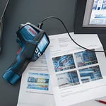 Bosch Professional GIS 1000 C Kızılötesi Sıcaklık Ölçer (Sıcaklık Aralığı: -40 °C ila 1000 °C, 4x AA pil, Karton Kutuda)