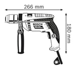 Bosch Professional GSB 13 RE Darbeli Matkap (600 W, Mandren Çapı: 1,5-13 mm, Betonda Delme Çapı: 15 mm)