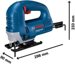Bosch Professional Gst 8000 E Dekupaj Testere (710 W, 800-3.100 strok/dak, Ahşapta kesme derinliği: 80 mm)