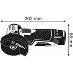 Bosch Professional GWS 12V,76 Akülü Avuç Taşlama Makinesi (12 Volt, SOLO, Disk Çapı: 76 mm, Karton Kutuda)