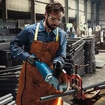 Bosch Professional GWS 2200,180 H Büyük Taşlama Makinesi-Devir Ayarlı (2.200 W, Disk Çapı: 180 mm, 6.500-8.500 dev/dak