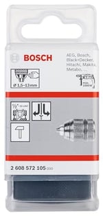 Bosch Professional Mandren, Gri, 1 Adet - Seçenekler: 1/2